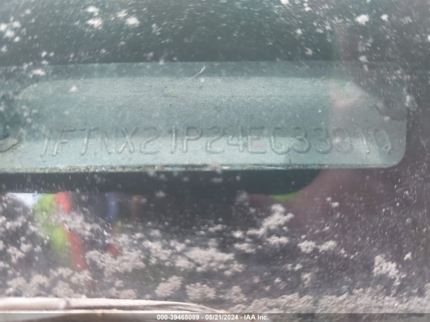 2004 Ford F-250 Lariat/Xl/Xlt VIN: 1FTNX21P24EC33010 Lot: 39465089