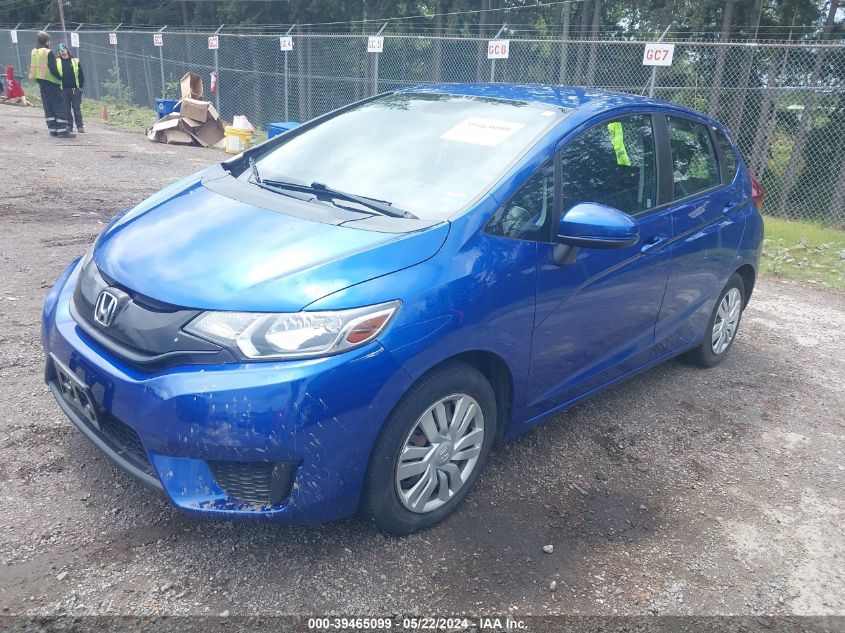 2015 Honda Fit Lx VIN: 3HGGK5H5XFM766010 Lot: 39465099