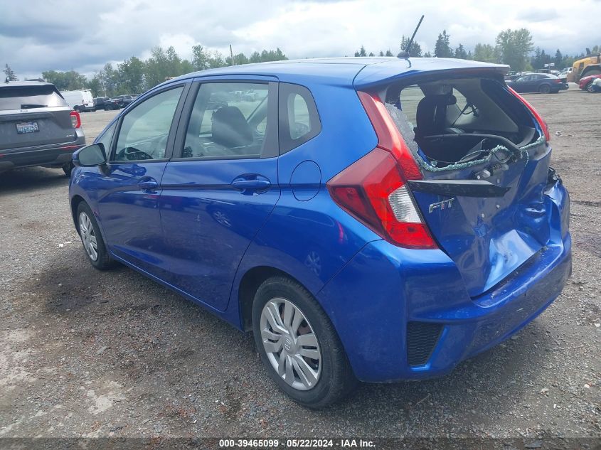 2015 Honda Fit Lx VIN: 3HGGK5H5XFM766010 Lot: 39465099