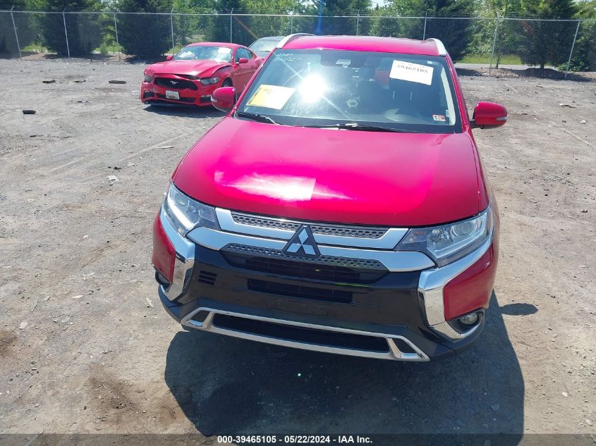 2020 Mitsubishi Outlander Sel 2.4 S-Awc VIN: JA4AZ3A31LZ019624 Lot: 39465105