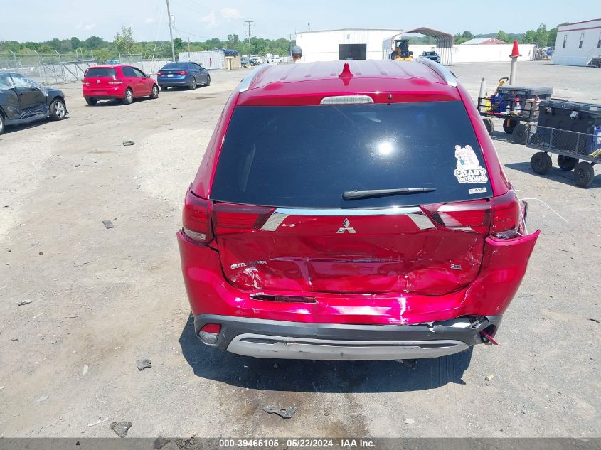 2020 Mitsubishi Outlander Sel 2.4 S-Awc VIN: JA4AZ3A31LZ019624 Lot: 39465105