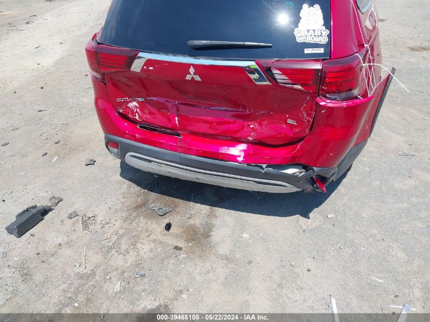 2020 Mitsubishi Outlander Sel 2.4 S-Awc VIN: JA4AZ3A31LZ019624 Lot: 39465105