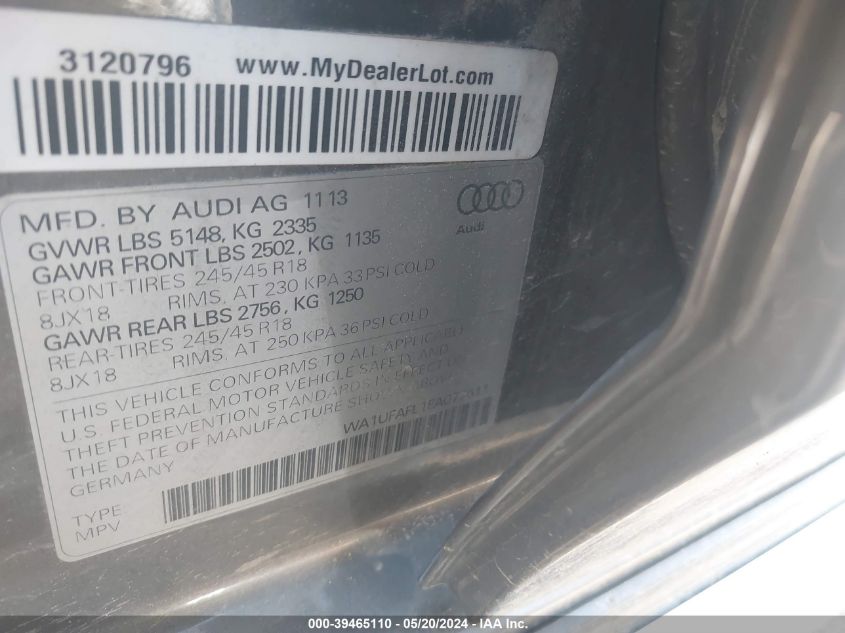 WA1UFAFL1EA077611 2014 Audi Allroad 2.0T Premium