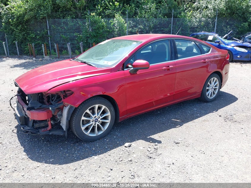 VIN 3FA6P0H76HR198219 2017 FORD FUSION SE