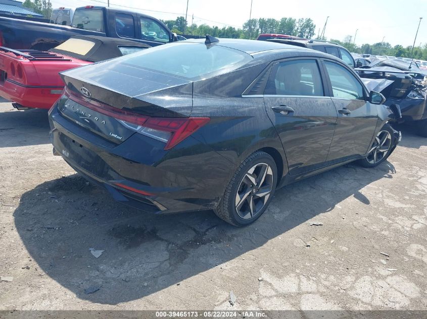 2022 Hyundai Elantra Limited VIN: 5NPLP4AGXNH073575 Lot: 39465173