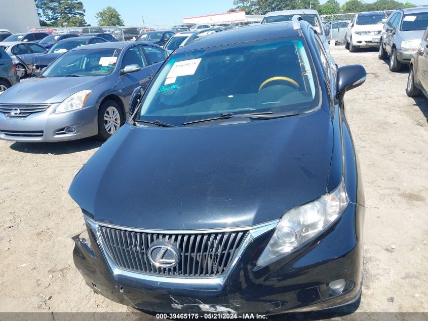 2010 Lexus Rx 350 VIN: 2T2ZK1BA5AC038906 Lot: 39465175