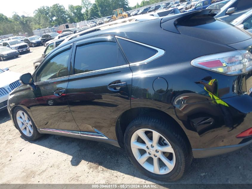 2010 Lexus Rx 350 VIN: 2T2ZK1BA5AC038906 Lot: 39465175