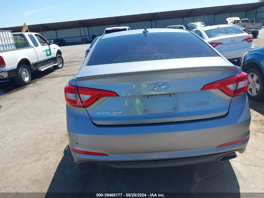 2015 Hyundai Sonata Se VIN: 5NPE24AF5FH007550 Lot: 39465177