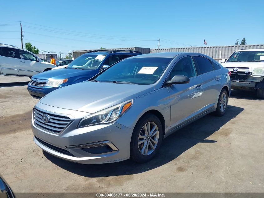 2015 Hyundai Sonata Se VIN: 5NPE24AF5FH007550 Lot: 39465177