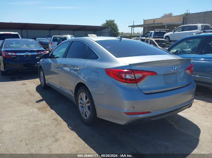 2015 Hyundai Sonata Se VIN: 5NPE24AF5FH007550 Lot: 39465177