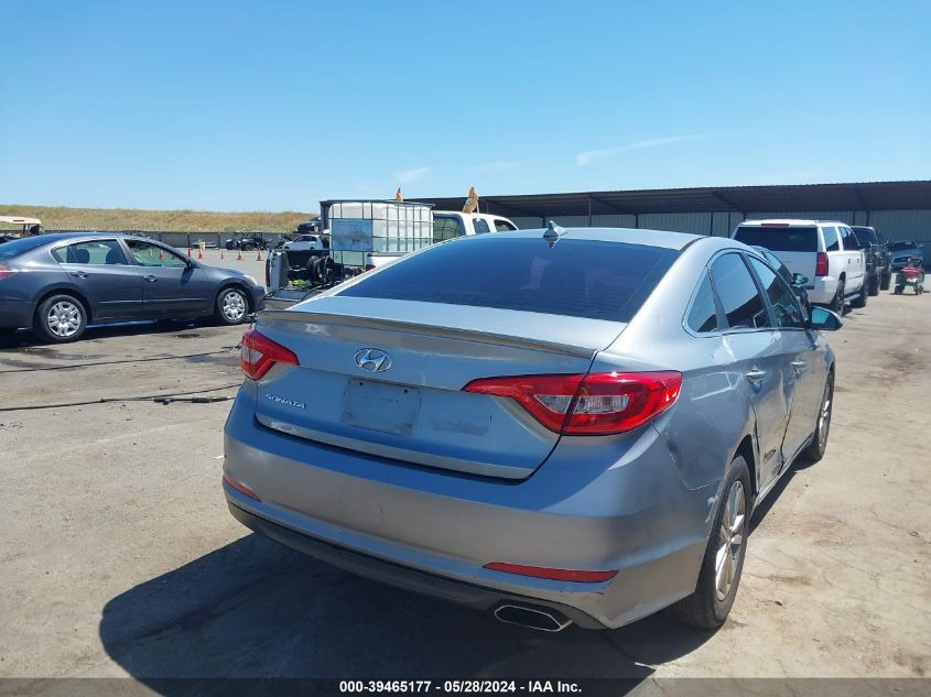 2015 Hyundai Sonata Se VIN: 5NPE24AF5FH007550 Lot: 39465177