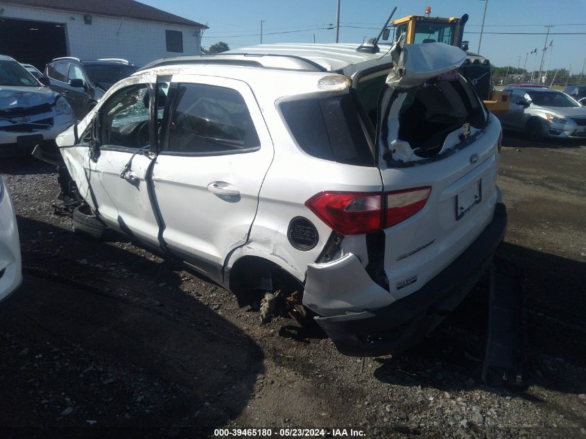 2018 Ford Ecosport Se VIN: MAJ3P1TE6JC190219 Lot: 39465180