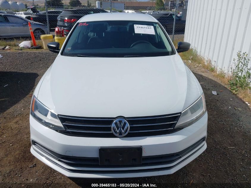 2015 Volkswagen Jetta 2.0L S VIN: 3VW2K7AJ4FM354075 Lot: 39465183