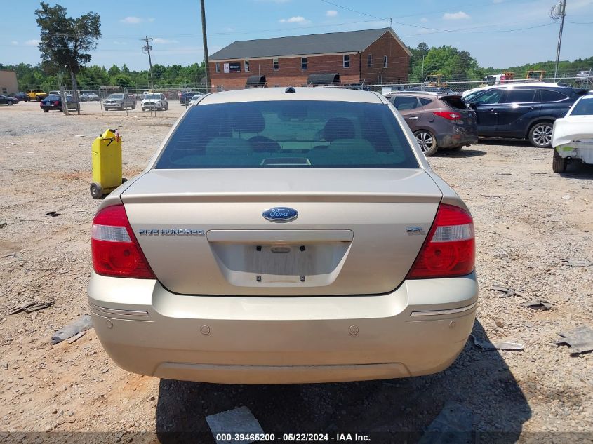 2007 Ford Five Hundred Sel VIN: 1FAFP24137G122654 Lot: 39465200