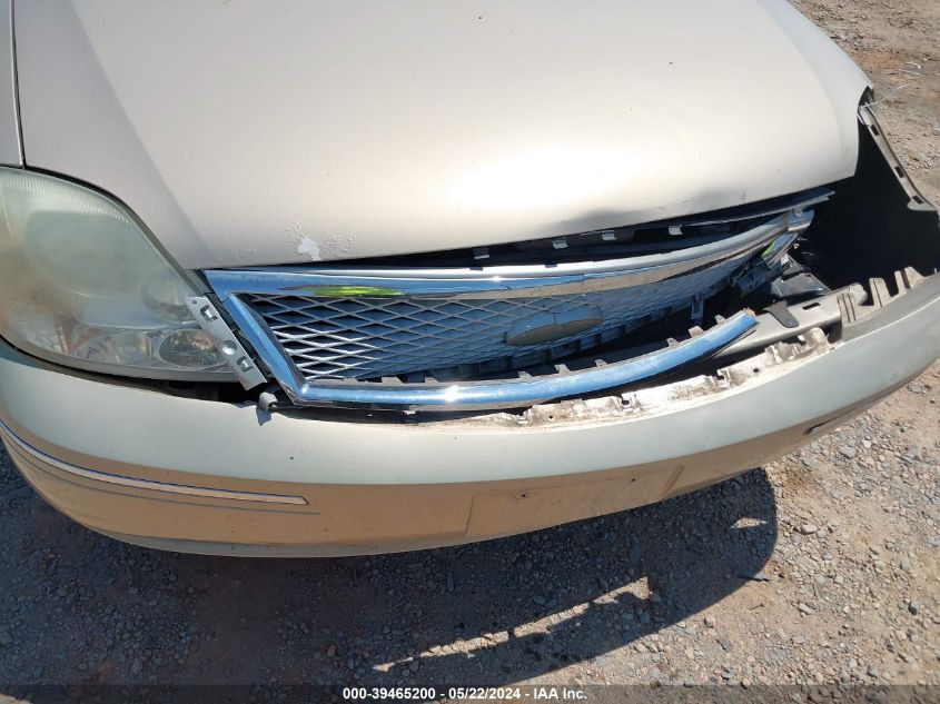 2007 Ford Five Hundred Sel VIN: 1FAFP24137G122654 Lot: 39465200