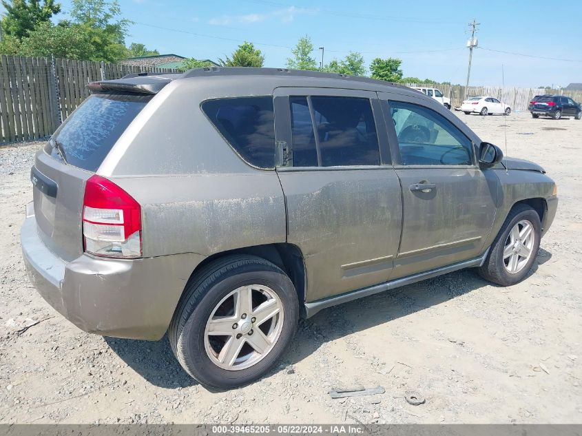 2008 Jeep Compass Sport VIN: 1J8FT47088D547903 Lot: 39465205