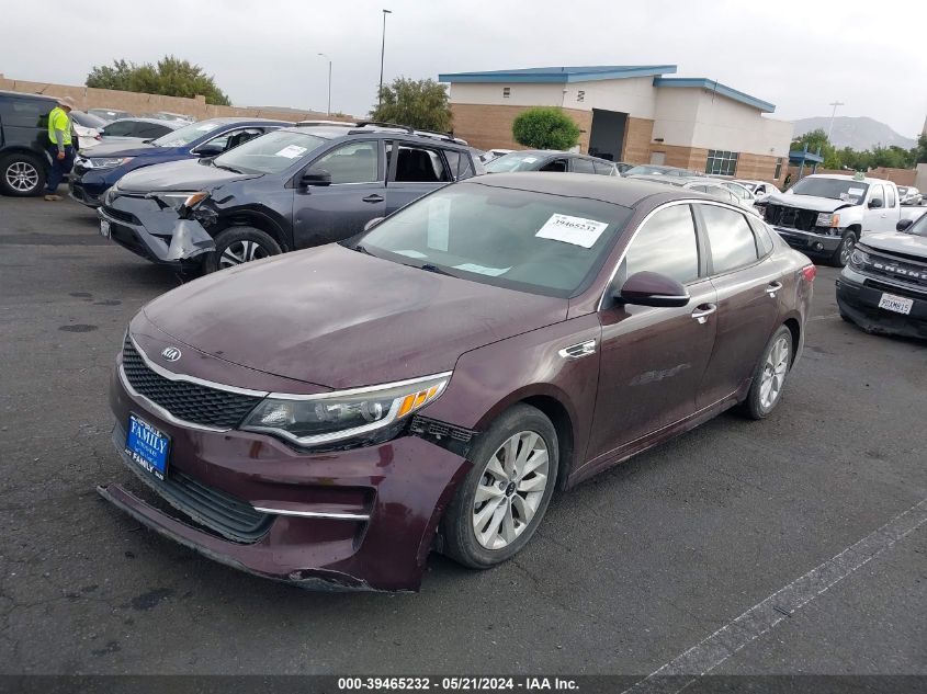 2016 Kia Optima Lx VIN: 5XXGT4L3XGG004763 Lot: 39465232