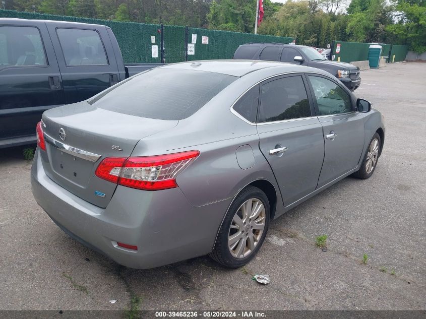 2013 Nissan Sentra Sl VIN: 3N1AB7AP8DL663444 Lot: 39465236