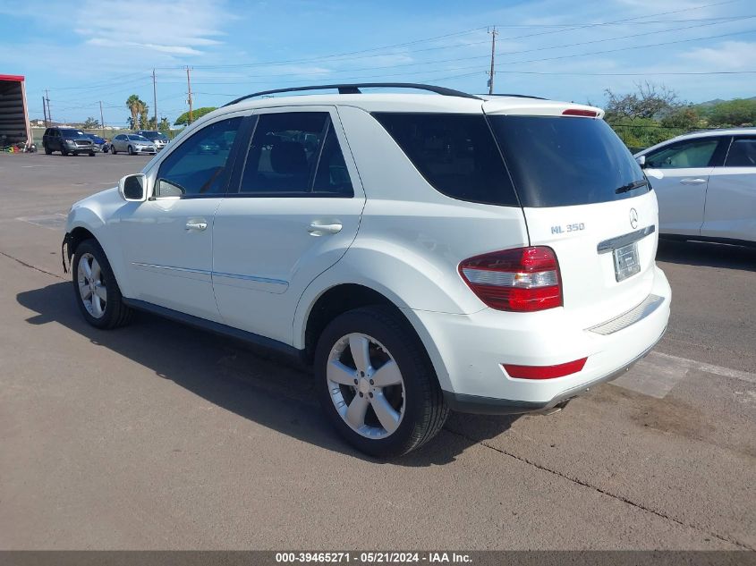 2009 Mercedes-Benz Ml 350 VIN: 4JGBB56E19A521749 Lot: 39465271