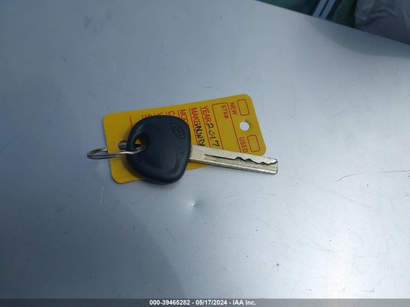 2017 Hyundai Accent Se VIN: KMHCT4AE5HU306410 Lot: 39465282