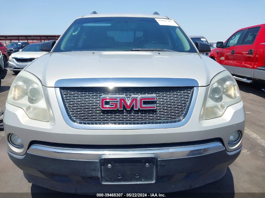 2010 GMC Acadia Sle VIN: 1GKLRLED6AJ237351 Lot: 39465307