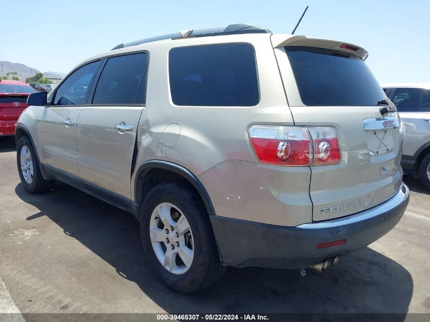 2010 GMC Acadia Sle VIN: 1GKLRLED6AJ237351 Lot: 39465307