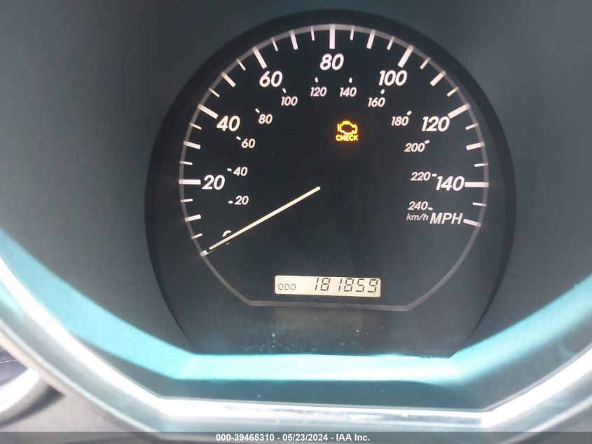 2005 Lexus Rx 330 VIN: 2T2HA31U65C066578 Lot: 39465310