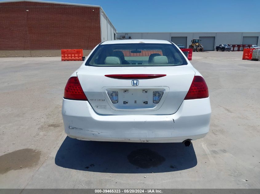 2007 Honda Accord 2.4 Lx VIN: 1HGCM56487A121308 Lot: 39465323