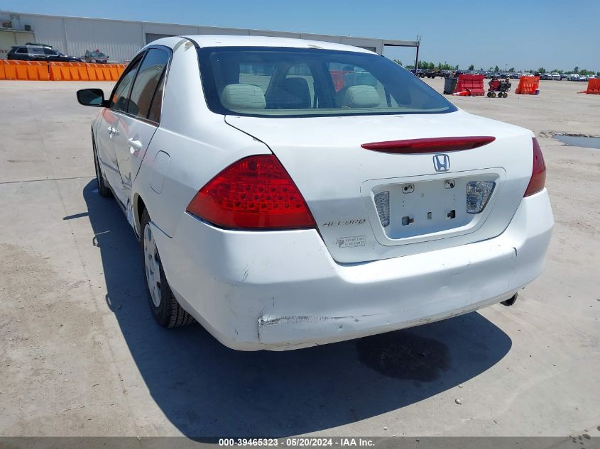 2007 Honda Accord 2.4 Lx VIN: 1HGCM56487A121308 Lot: 39465323