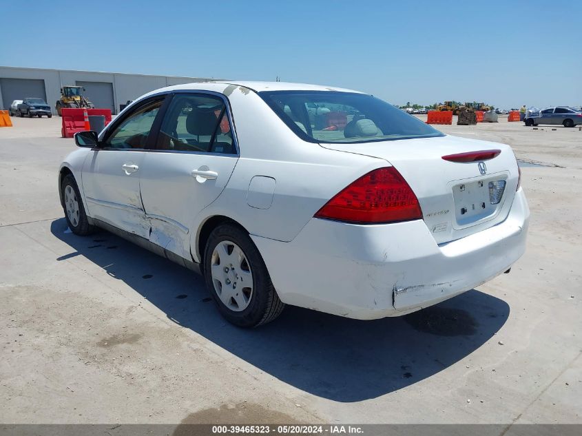 2007 Honda Accord 2.4 Lx VIN: 1HGCM56487A121308 Lot: 39465323