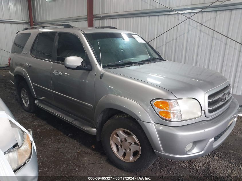 2002 Toyota Sequoia Limited V8 VIN: 5TDBT48A32S099014 Lot: 39465327