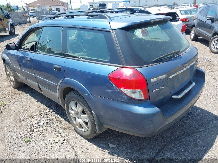 2008 Subaru Outback 2.5I/2.5I L.l. Bean Edition VIN: 4S4BP61C987330251 Lot: 39465331