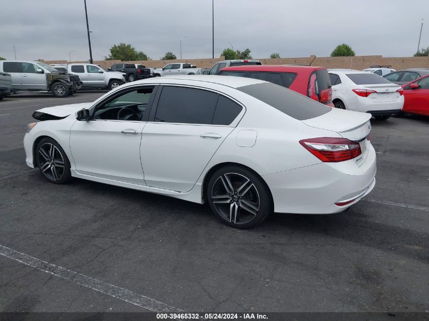 2016 Honda Accord Sport VIN: 1HGCR2F53GA022162 Lot: 39465332