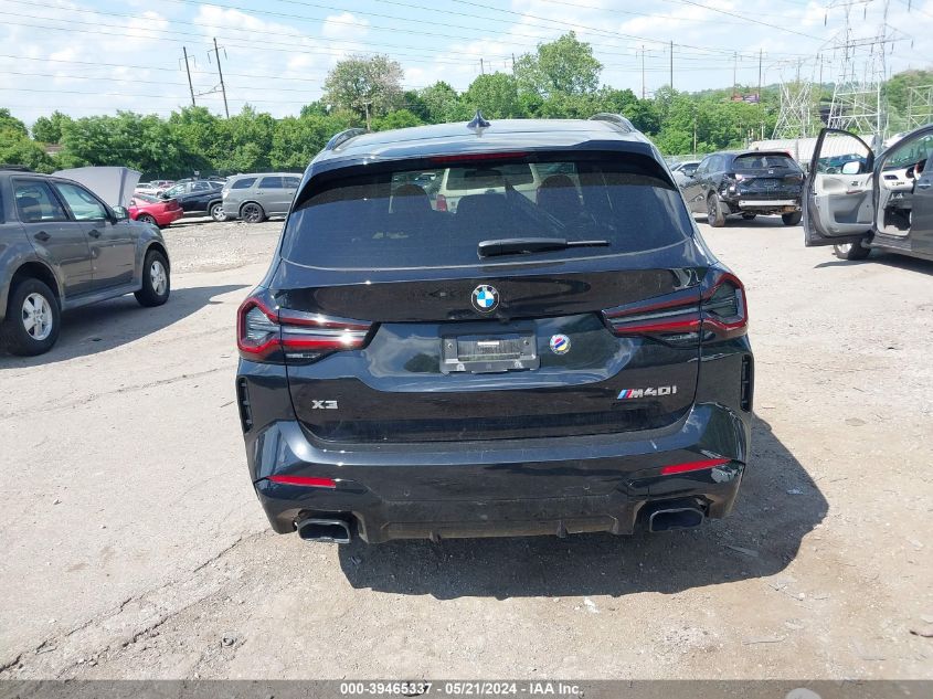 2023 BMW X3 M40I VIN: 5UX83DP09P9T26780 Lot: 39465337