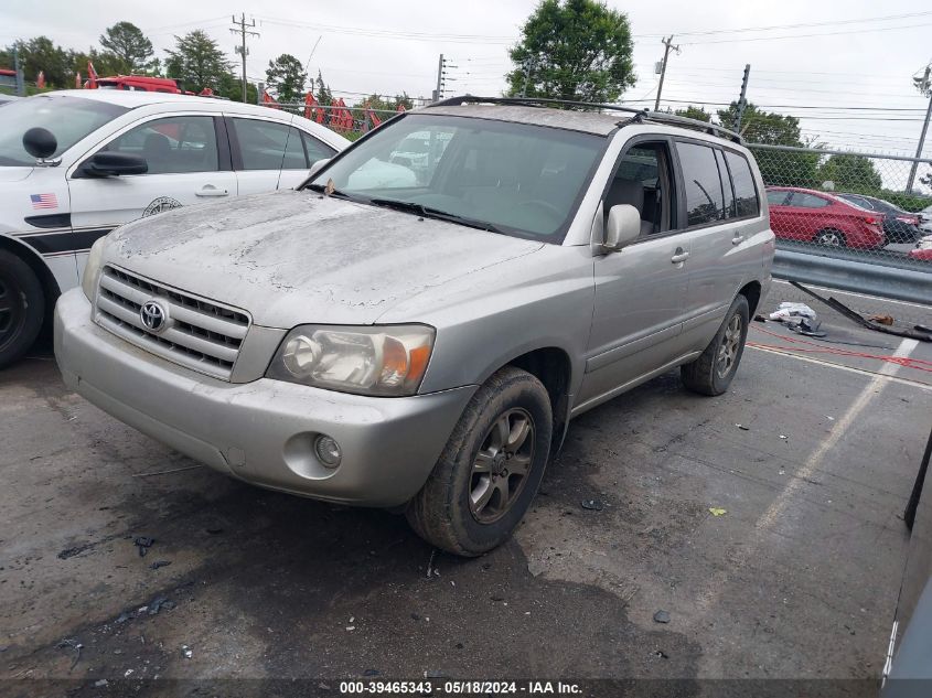 2006 Toyota Highlander V6 VIN: JTEEP21AX60143689 Lot: 39465343