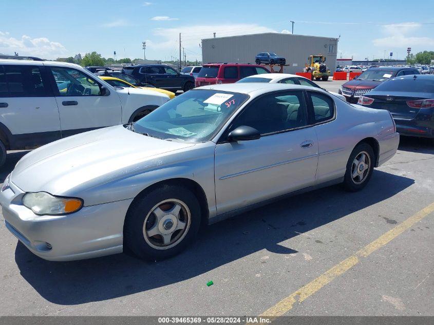 2004 Chevrolet Monte Carlo Ls VIN: 2G1WW12E049415069 Lot: 39465369