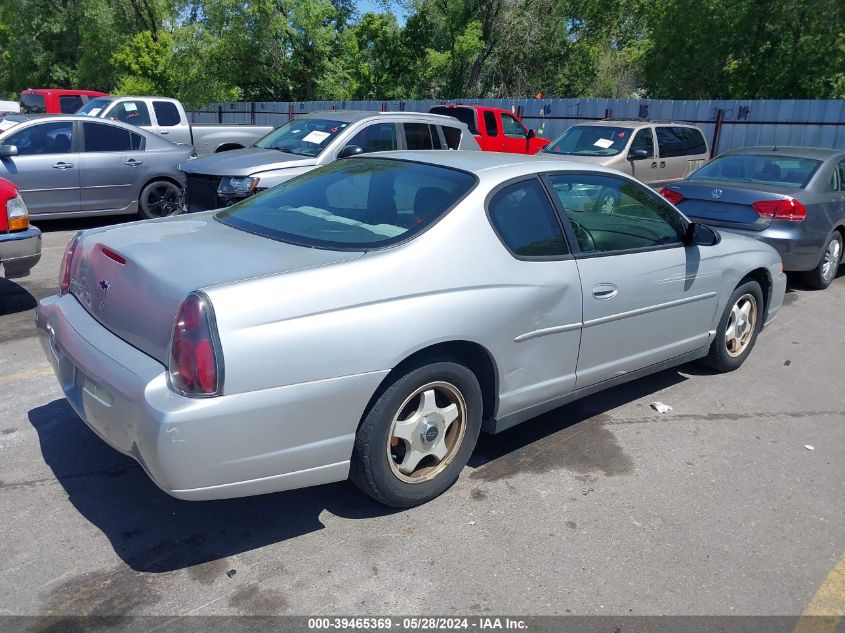 2004 Chevrolet Monte Carlo Ls VIN: 2G1WW12E049415069 Lot: 39465369