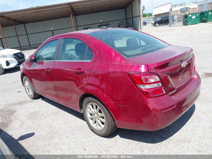 2019 Chevrolet Sonic Lt Auto VIN: 1G1JD5SB5K4148184 Lot: 39465380