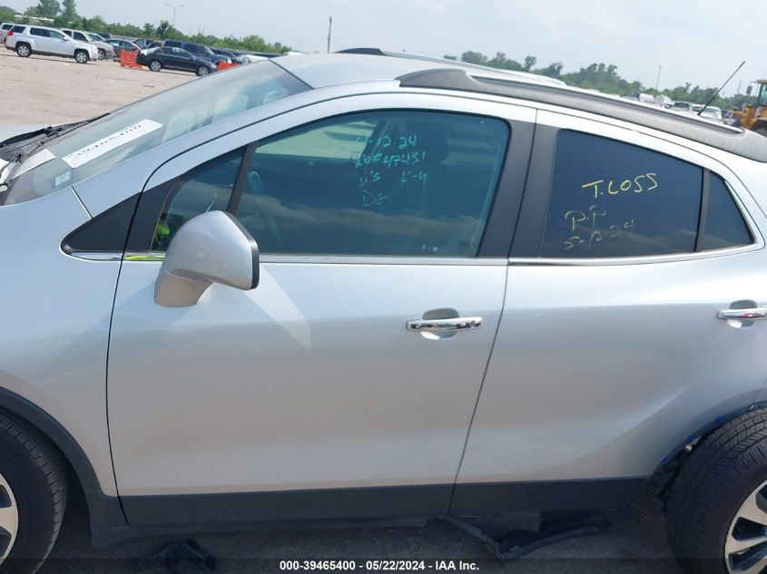 2021 Buick Encore Fwd Preferred VIN: KL4CJASBXMB305332 Lot: 39465400