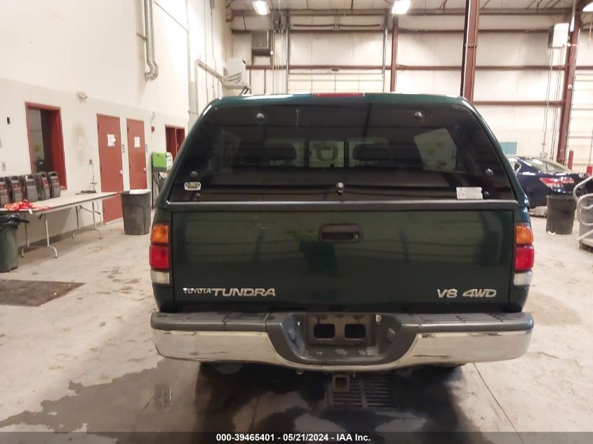 2000 Toyota Tundra Sr5 V8 VIN: 5TBBT4418YS047174 Lot: 39465401