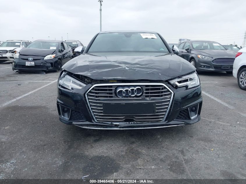 2019 Audi S4 3.0T Premium VIN: WAUB4AF47KA106338 Lot: 39465406