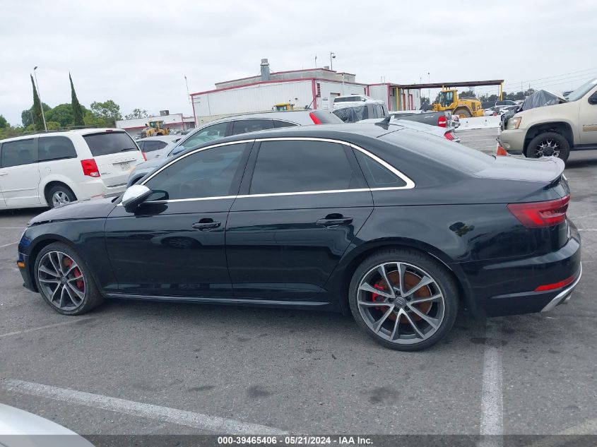 2019 Audi S4 3.0T Premium VIN: WAUB4AF47KA106338 Lot: 39465406