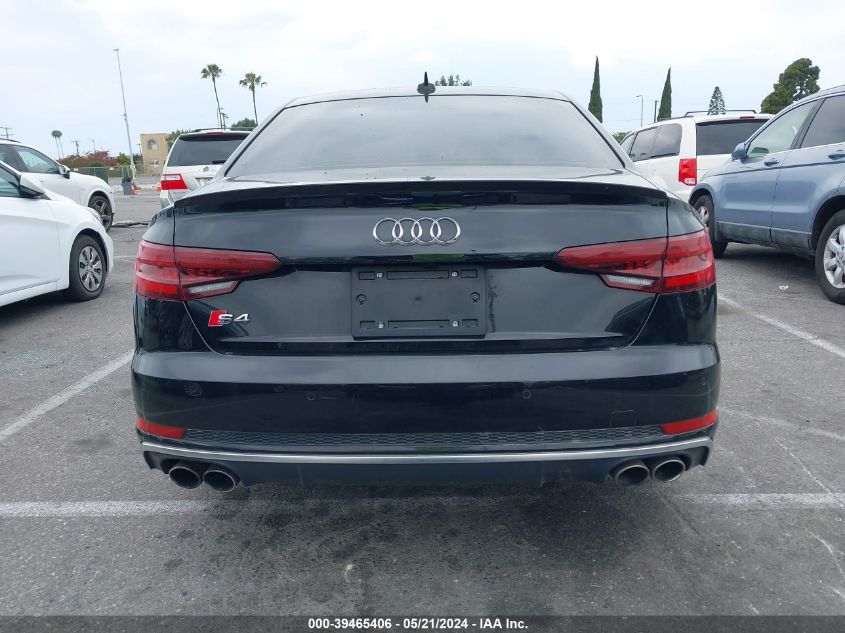 2019 Audi S4 3.0T Premium VIN: WAUB4AF47KA106338 Lot: 39465406