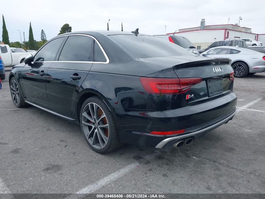 2019 Audi S4 3.0T Premium VIN: WAUB4AF47KA106338 Lot: 39465406