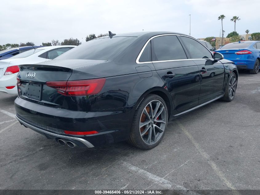 2019 Audi S4 3.0T Premium VIN: WAUB4AF47KA106338 Lot: 39465406