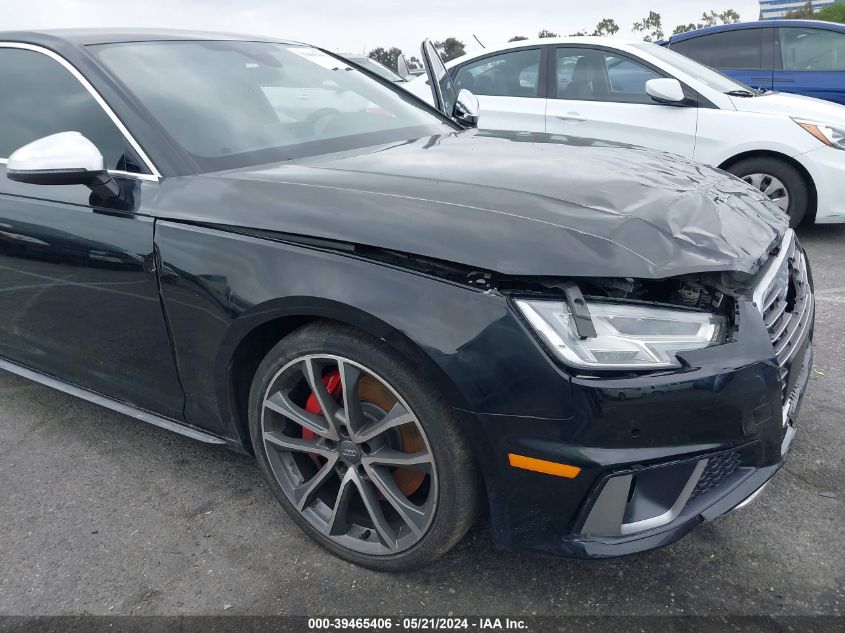 2019 Audi S4 3.0T Premium VIN: WAUB4AF47KA106338 Lot: 39465406