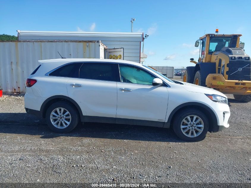 2019 Kia Sorento 2.4L Lx VIN: 5XYPGDA36KG573816 Lot: 39465410