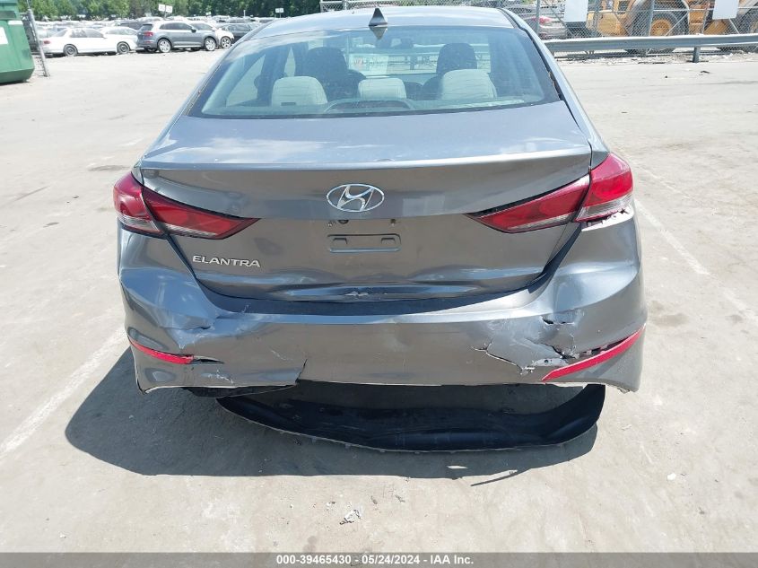 2018 Hyundai Elantra Sel VIN: KMHD84LF4JU592011 Lot: 39465430