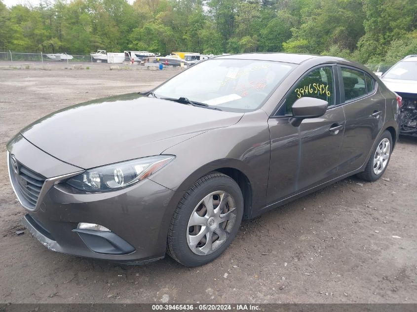 2015 MAZDA MAZDA3 I SPORT - 3MZBM1U77FM188089