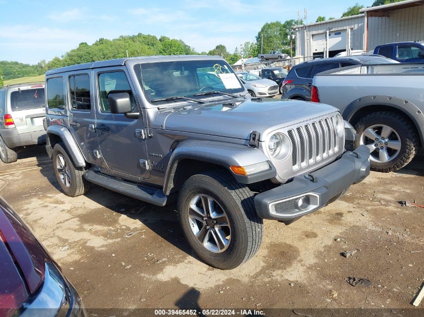 2018 Jeep Wrangler Unlimited Sahara 4X4 VIN: 1C4HJXEG8JW113143 Lot: 39465452